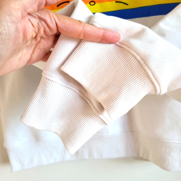 Hello Kitty Rainbow Fun Cozy Warm Sweatshirt Pullover Size M - Picture 6 of 11